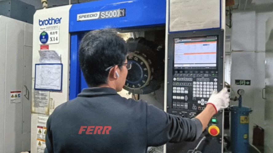 FERR workers operating machine tools