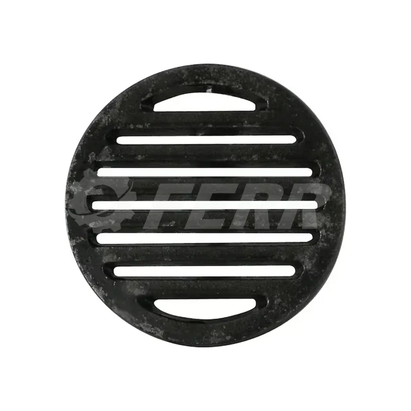 Custom cast iron drain cover 01
