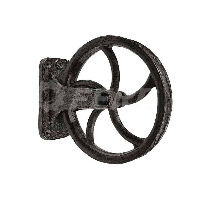 Custom cast iron pulley 01